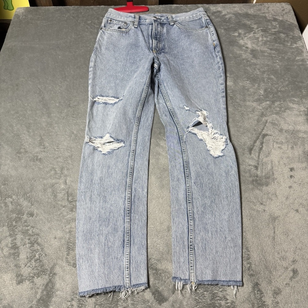 Rag & Bone Womens Raw hem Distressed Ankle Jeans Size 27 City Boho Designer
